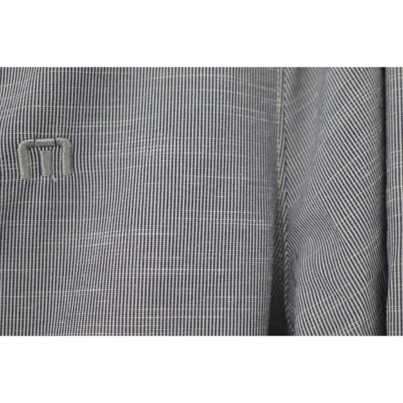 Travis Mathew Jacket Mens Medium Long Sleeve Striped Full Zip Golf casual pocket - Picture 4 of 16